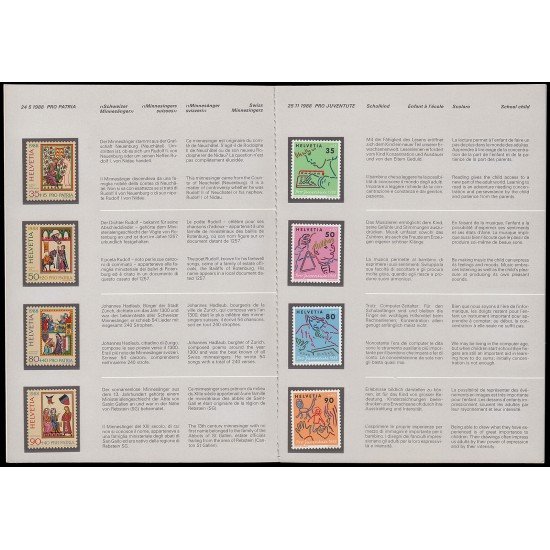 Suiza Switzenland 1988 Año Completo MNH Suiza Switzenland 1988 Año Completo MNH