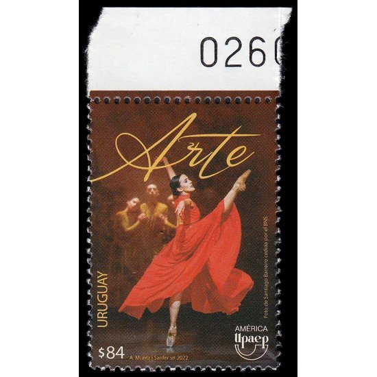Upaep Uruguay 2022 Arte MNH Upaep Uruguay 2022 Arte MNH