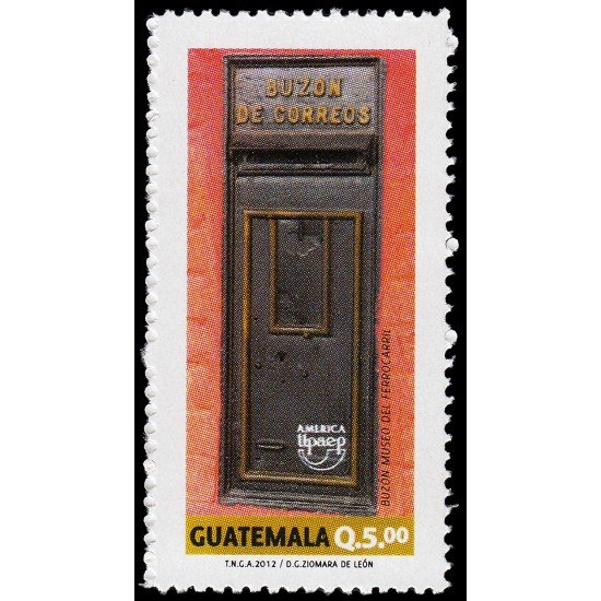 Guatemala 657 2012  Serie América-Upaep Buzón MNH