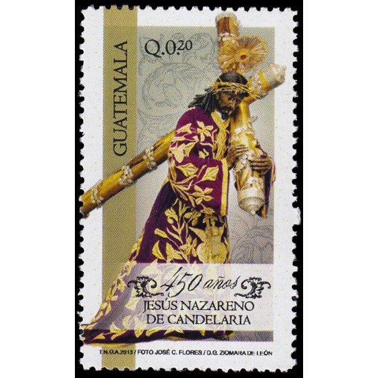 Guatemala 682 2014 450 años Jesús Nazareno de Candelaria MNH