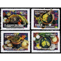 Guatemala 683/86 2014 Gastronomía Platos tradicionales MNH Guatemala 683/86 2014 Gastronomía Platos tradicionales MNH