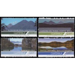 Guatemala 692/95 2014 Paisajes MNH Guatemala 692/95 2014 Paisajes MNH