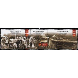 Guatemala 720/22 2015 125 años de la ingeniería militar guatemalteca MNH Guatemala 720/22 2015 125 años de la ingeniería militar guatemalteca MNH