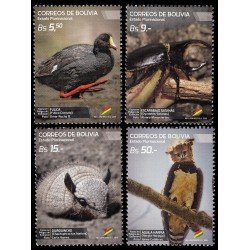 Bolivia 1574/77 2015 Fauna en peligro de extinción MNH Bolivia 1574/77 2015 Fauna en peligro de extinción MNH