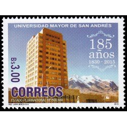 Bolivia 1582 2015 185 años Universidad mayor de San Andrés MNH Bolivia 1582 2015 185 años Universidad mayor de San Andrés MNH