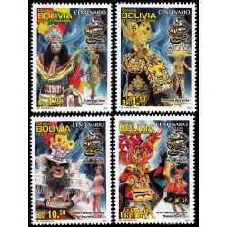 Bolivia 1513/16 2013 Centenario Carnaval de Oruro MNH