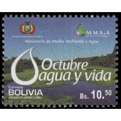 Bolivia 1527 2013 Octubre agua y vida MNH
