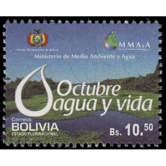 Bolivia 1527 2013 Octubre agua y vida MNH Bolivia 1527 2013 Octubre agua y vida MNH
