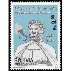 Bolivia 1528 2013 700 años nacimiento Giovanni Boccaccio MNH