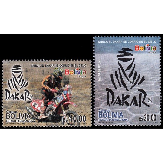 Bolivia 1539/40 2013 Dakar MNH Bolivia 1539/40 2013 Dakar MNH