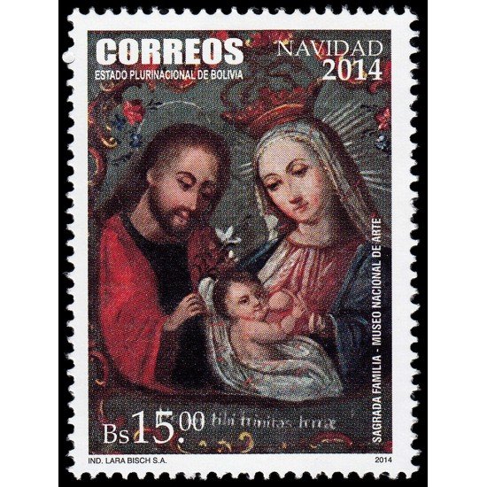 Bolivia 1557 2014 Navidad MNH