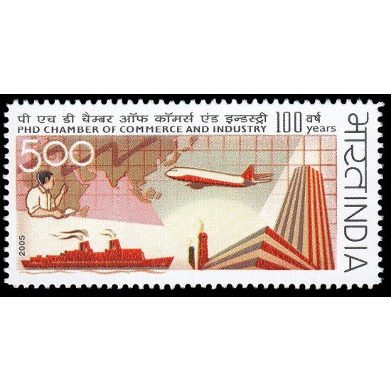 India 1870 2005 Centenario Cámara de Comercio MNH