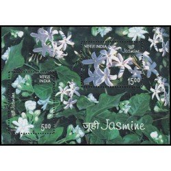 India HB 52 Flores Jazmín MNH
