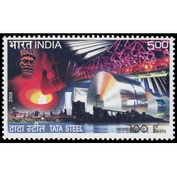 India 2033 2008 Centenario de la empresa siderúrgica Tata Steel MNH