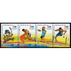 India 2060/63 2008 3 Juegos juveniles de Commonwealth MNH
