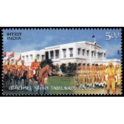 India 2201 2009 150 años Policía de Tamil Nadu MNH
