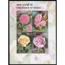 India HB 39 2007 Flores Fragancia de Rosas MNH India HB 39 2007 Flores Fragancia de Rosas MNH