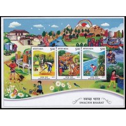 India HB 115 2015 Misión Swachh Bharat MNH
