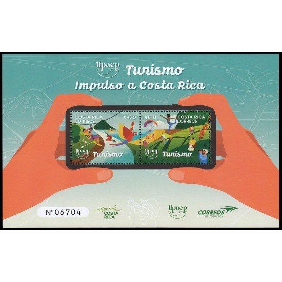 Upaep Costa Rica 2021 Turismo MNH Upaep Costa Rica 2021 Turismo MNH
