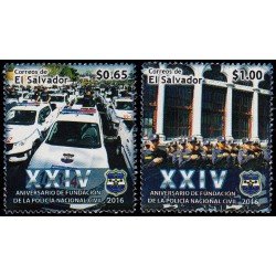 El Salvador 1876/77 2016 24 aniv. Fundación Policía Nacional Civil MNH