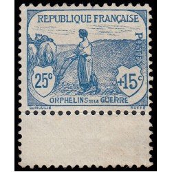 France Francia 151 1917-18 Orphelins Sin goma France Francia 151 1917-18 Orphelins Sin goma