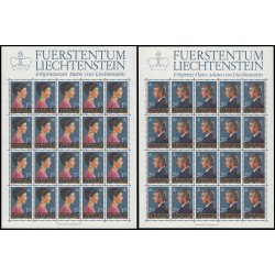 Liechtenstein 802/03 1984 Pareja principesca MNH