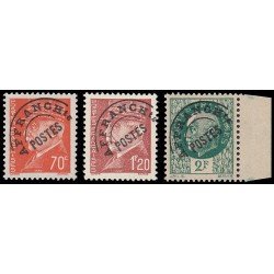 France Francia Preobliterados P- 84/86 1938-43 Petain MNH