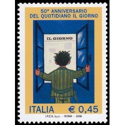Italia Italy 2862 2006 50 aniv. periódico Il Giorno MNH