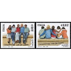 Italia Italy 2871/72 2006 La integración vista por los jovenes MNH