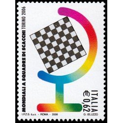 Italia Italy 2874 2006 Mundiales de ajedrez Turín MNH