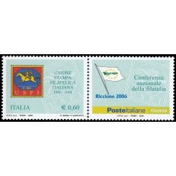 Italia Italy 2885 2006 40 aniv. Unión Filatélica de Italia MNH