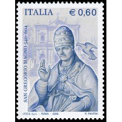 Italia Italy 2886 2006 Personalidades Religión Papa San Gregorio el Grande MNH