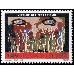 Italia Italy 2888 2006 En memoria de las víctimas del terrorismo MNH