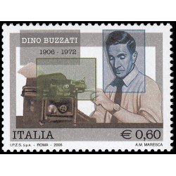 Italia Italy 2897 2006 Personalidades Literatura Dino Buzzati MNH