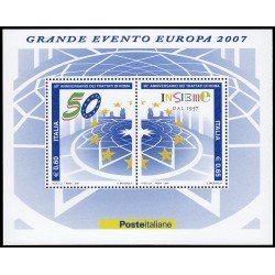 Italia Italy HB 42 2007 50 aniv. Tratado de Roma MNH