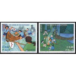 Italia Italy 2933/34 2007 100 aniv. escultismo en Europa MNH