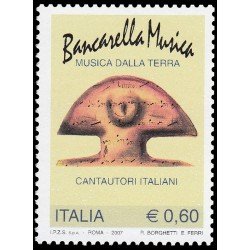 Italia Italy 2941 2007 Bancarella Música para cantautores italianos MNH