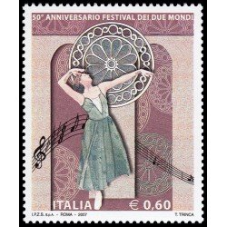 Italia Italy 2946 2007 50 aniv. Festival de los Dos Mundos MNH