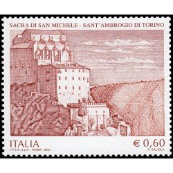 Italia Italy 2959 2007 Patrimonio Artístico y Cultural La Sacra di San MIchele MNH Italia Italy 2959 2007 Patrimonio Artístico y Cultural La Sacra di San MIchele MNH