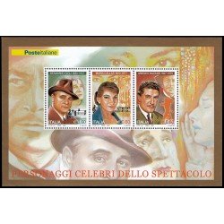 Italia Italy HB 44 2007 Personalidades del mundo del espectáculo MNH