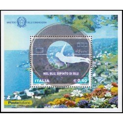 Italia Italy HB 45 2008 Canción popular Nel blu dipinto di blu MNH