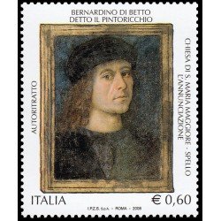 Italia Italy 2989 2008 Patrimonio Artístico y Cultural Bernardino di Betto Il Pintoricchio MNH