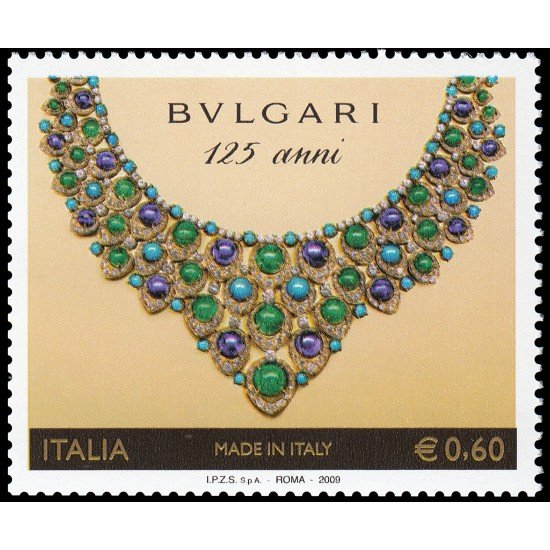 Italia Italy 3051 2009 Productos de Italia Joyería Bulgari MNH