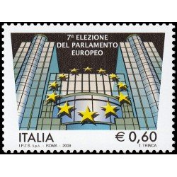 Italia Italy 3057 2009 VII Elecciones al Parlamento Europeo MNH Italia Italy 3057 2009 VII Elecciones al Parlamento Europeo MNH