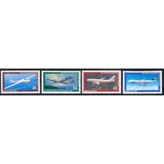 TRA2/S  Alemania Federal  Germany  Nº 888/91 1980 Sorteo por la juventud-Aviación-Lujo