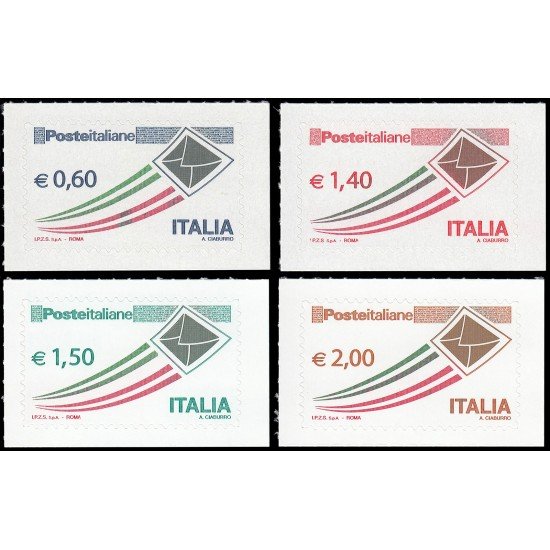 Italia Italy 3072/75  2009 Serie corriente Pasta italiana Autoadhesivos