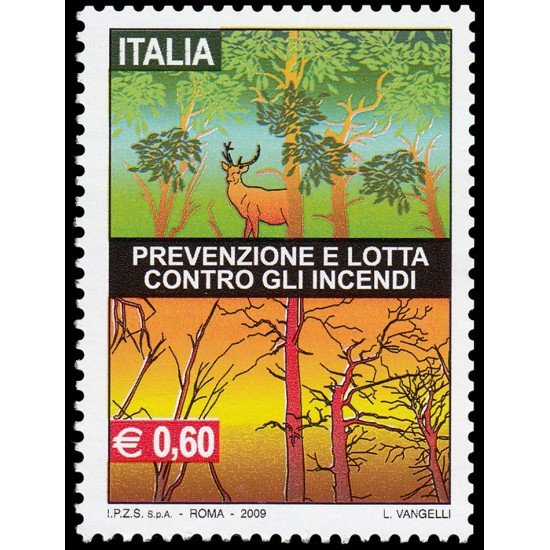 Italia Italy 3083 2009 Prevención y lucha contra incendios MNH