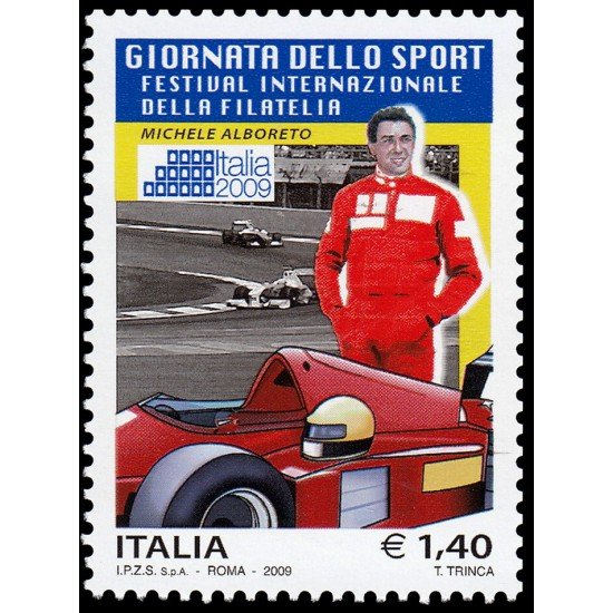 Italia Italy 3099 2009 Exposición Internacional de Filatelia en Roma. Jornada deportiva MNH
