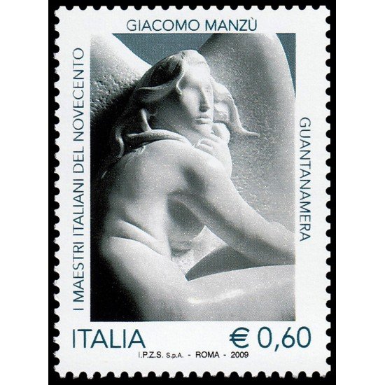 Italia Italy 3114 2009 Personalidades Artistas italianos del siglo XX Guantanamera de Giacomo Manzú MNH