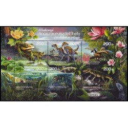 Hungría Hungary HB 437A 2020 Dinosaurios MNH Hungría Hungary HB 437A 2020 Dinosaurios MNH